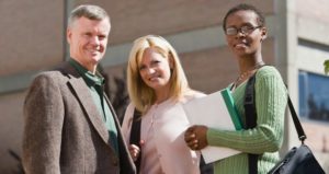 three professors