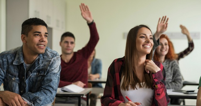 students in classroom