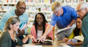group work in library