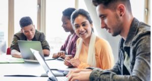 Students use technology to foster positive emotional response