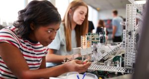 Students engage in performance-based learning with science project