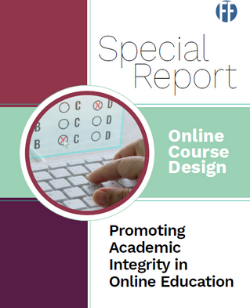 Promoting Academic Integrity in Online Education
