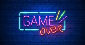 "Game Over" indicates online game playing in synchronous classes
