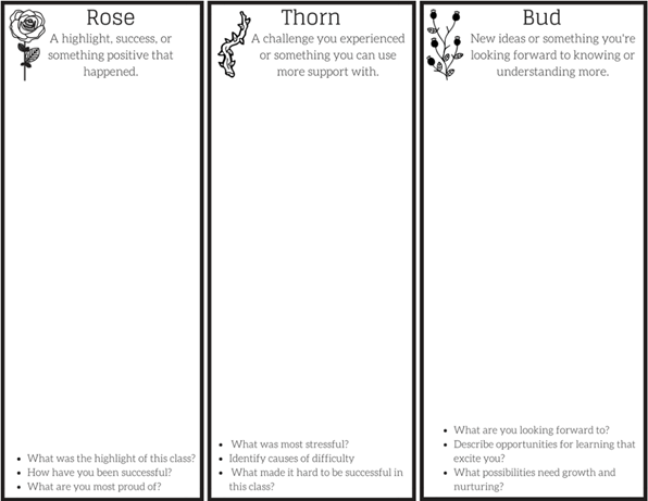 Thorn Rose Bud Activity